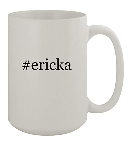 Knick Knack Gifts #ericka - 15oz Ceramic White Coffee Mug, White