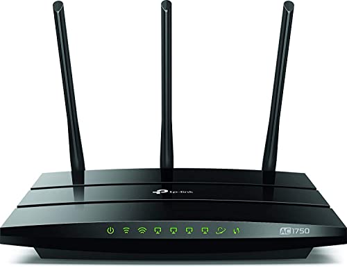tp-link AC1750 Smart WiFi Router - Dual Band Gigabit Wireless Internet Routers for Home, Works with Alexa, Parental Control&QoS(Archer A7) (Renewed)