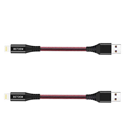 Short Lightning Cable 2Pack 7Inch USB Charging Cord for Apple,for iPhone Charger 14/13/12 Pro/11/Xs Max/Xr/X/8/7/6/6s Plus/SE/5c/5s/5,for iPad Air/Mini