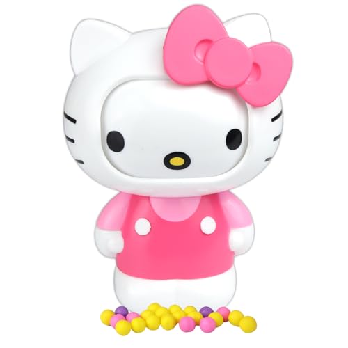 Galerie Hello Kitty Candy Dispenser, Face Changing Figurine with Assorted Hard Candies, Easter Basket Stuffers for Girls, 0.21 Ounces