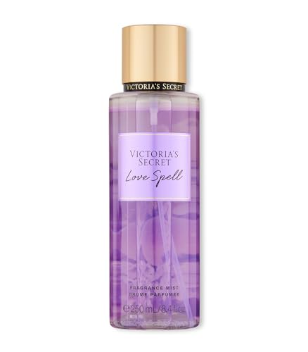 Victoria's Secret Love Spell Mist, Body Spray for Women, Notes of Cherry Blossom and Fresh Peach Fragrance, Love Spell Collection (8.4 oz)