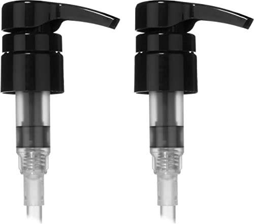 Bar5F N18S Dispensing Pump for Shampoo, Conditioner, Lotion, etc,. Fits 1' Inch Bottle Necks, Pack of 2