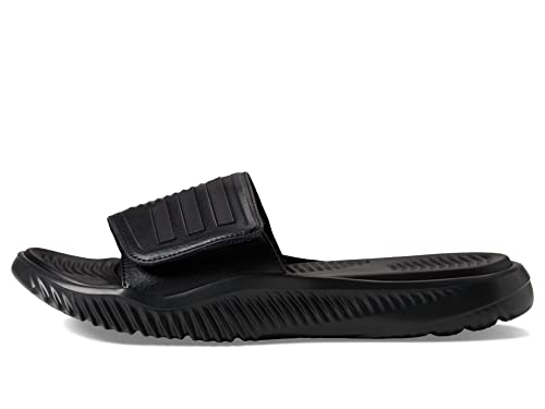adidas Unisex Alphabounce 2.0 Slides Sandal, Black/Black/Black, 13 US Women