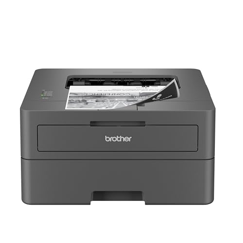 Brother HL-L2400D Compact Monochrome Laser Printer with Duplex Printing, USB Connection, Black & White Output
