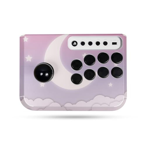 Gaming Skin Compatible with Hori Fighting Stick Mini (PS5, PS4, PC) - Baby Moon - Premium 3M Vinyl Protective Wrap Decal Cover - Easy to Apply | Crafted in The USA by MightySkins