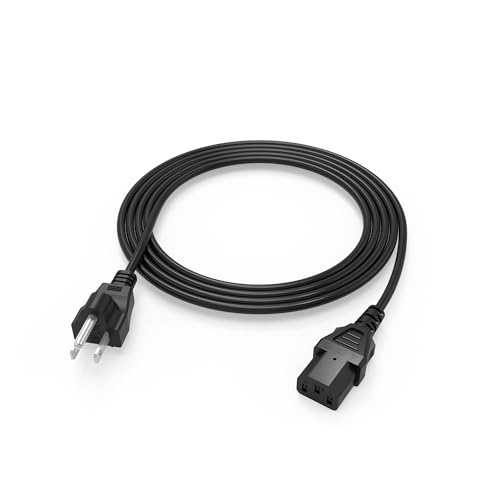 3 Prong AC Power Cord Cable Fit for Amplifier Musical Peavey Vox Guitar Amp Replacement - (ETL Listed Cable)