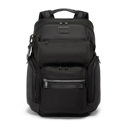 TUMI - Alpha Bravo Nomadic Backpack - Laptop & Tablet Storage - Nylon Backpack with Leather Accents - Black
