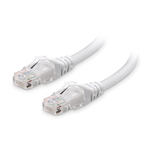 Cable Matters 10Gbps Snagless Cat 6 Ethernet Cable 25 ft (Cat 6 Cable, Cat6 Cable, Internet Cable, Network Cable) in White