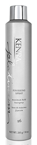 Kenra Platinum Maximum Hold Hairspray, Fast-Drying with High-Shine Finish - 10 oz