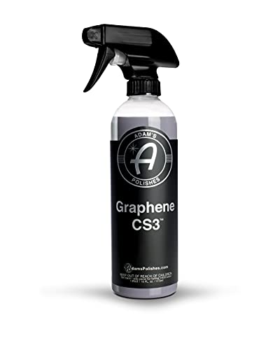 Adam's Graphene CS3 (16oz) - Graphene Waterless Wash Ceramic Spray Coating Detail Spray | High Gloss Car Wash Cleaning Spray for Car Detailing | RV Boat Motorcycle