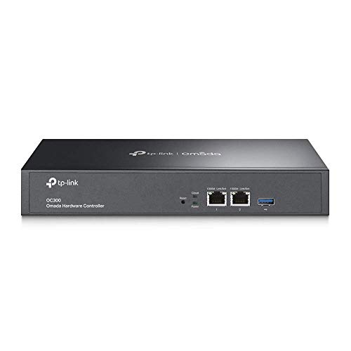 TP-Link Omada Hardware Controller | SDN Integrated | 2 Gigabit Port + 1 USB 3.0 Port | Manage Up to 500 Devices | Easy & Intelligent Network Monitor & Maintenance | Cloud Access & Omada App (OC300)