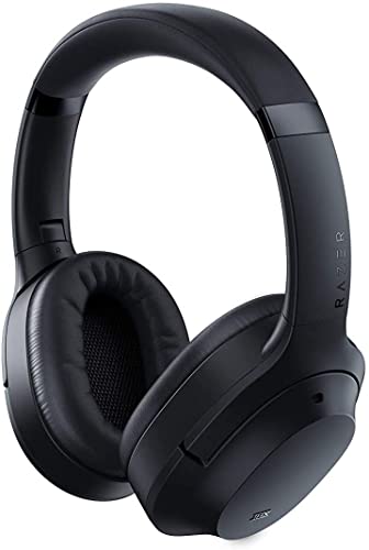 Razer Opus Active Noise Cancellation Headset: THX Certified Headphones - Advanced Active Noise Cancellation - Bluetooth & 3.5mm Jack Compatible - Quick Attention Mode - Auto Play/Auto Pause - Black