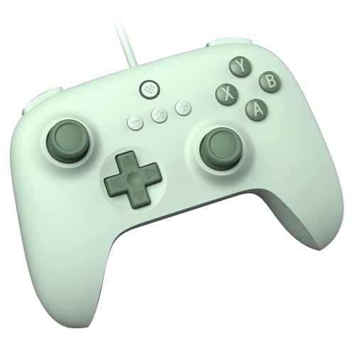8Bitdo Ultimate C Wired Controller for Windows PC, Android, Steam Deck & Raspberry Pi (Field Green)