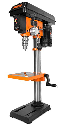 WEN 4212T 5-Amp 10-Inch Variable Speed Cast Iron Benchtop Drill Press with Laser