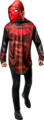 Rubie's Men's DC Gotham Knights Red Hood Costume Top, As Shown, Medium