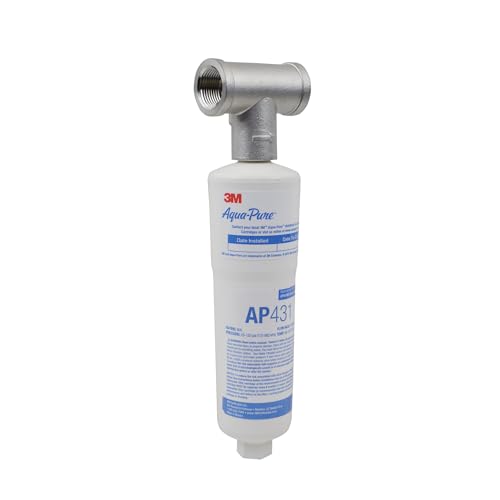 3M Aqua-Pure Whole House Scale Inhibition Inline Water System AP430SS, Prevents Scale Build Up On Hot Water Heaters and Boilers