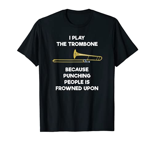 Trombone T-Shirt - Funny Punch Trombone Player