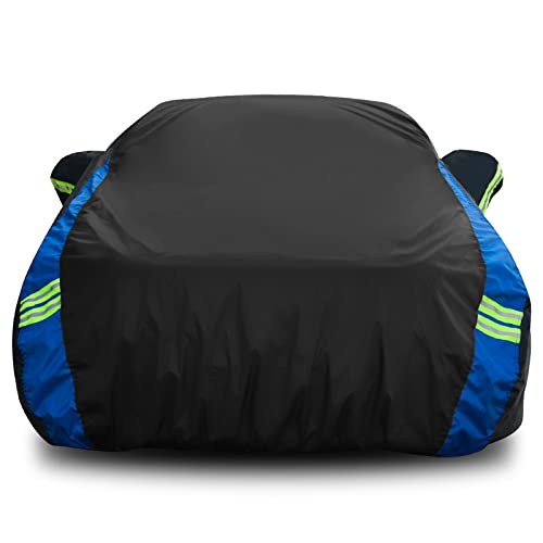 Avecrew Car Cover Waterproof All Weather for Automobiles, Outdoor Heavy Duty Full Exterior Covers for Sedan(194'-208')