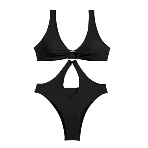 Open Box Deals Plus Size One Piece Swimsuit for Women 2 Piece Swimsuit for Women Olive Green Bikini Womens Bathing Suits Swim Suits for Women Over 50 Deals of The Day Lightning Deals