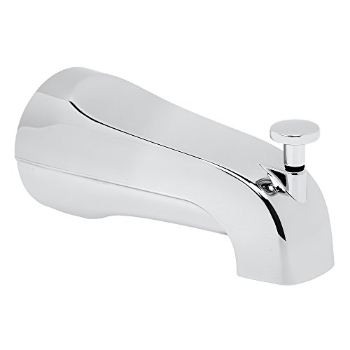 American Standard 8888026.002 Bath Slip-On Diverter Tub Spout, 4 in, Polished Chrome (For 1/2' copper water tube)