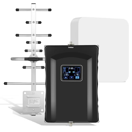 Cell Phone Signal Booster for Home ，Up to 5000 sq ft，Cell Phone Booster for Band 66/2/4/5/12/17/13/25,Boosts 5G 4G LTE for Verizon AT&T T-Mobile All U.S. Carriers, FCC Approved