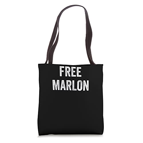 Free Marlon, Support Marlon's Release From Prison, Locked Up Tote Bag