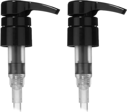 Bar5F N18S Dispensing Pump for Shampoo, Conditioner, Lotion, etc,. Fits 1' Inch Bottle Necks, Pack of 2