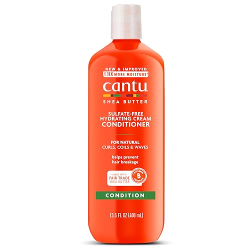 Cantu Hydrating Cream Conditioner with Shea Butter for Natural Hair, 13.5 fl oz (Packaging May Vary)