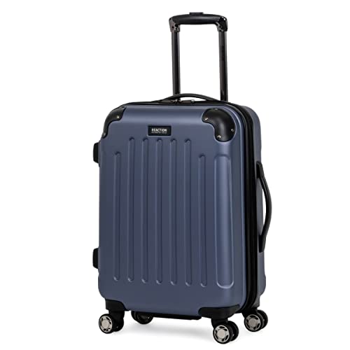 Kenneth Cole REACTION Renegade Luggage Expandable 8-Wheel Spinner Lightweight Hardside Suitcase, Smokey Purple, 20-Inch Carry On