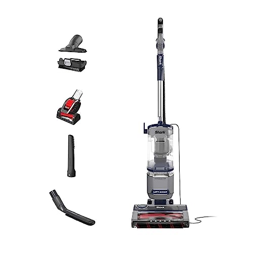 Shark UV900 Pet Performance Plus Lift-Away Upright Vacuum with DuoClean PowerFins HairPro and Odor Neutralizer Technology, Navy/Silver (Renewed)