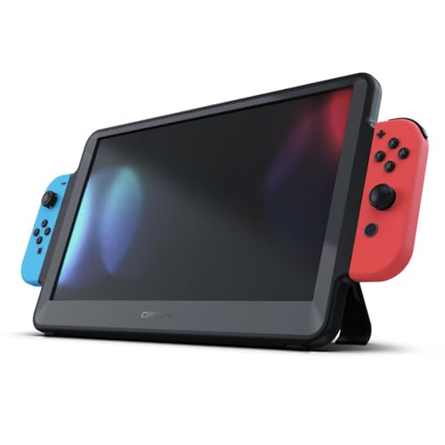 Orion by Up-Switch fully integrated Nintendo Switch portable HD 11.6 inch IPS Monitor, with USB Type-C and HDMI in for PS5, XBOX, Laptop, Smartphone