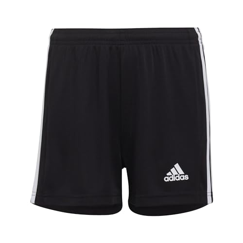 adidas Girls' Squadra 21 Shorts, Black/White, Medium