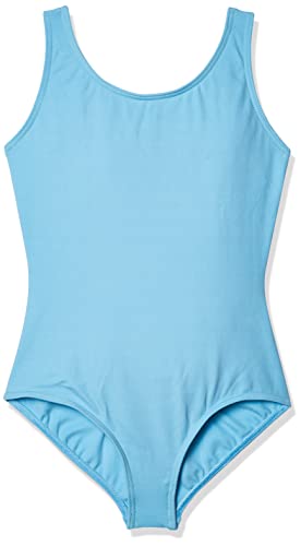 Capezio Big Girls' Tank Leotard, Light Blue, L (12-14)