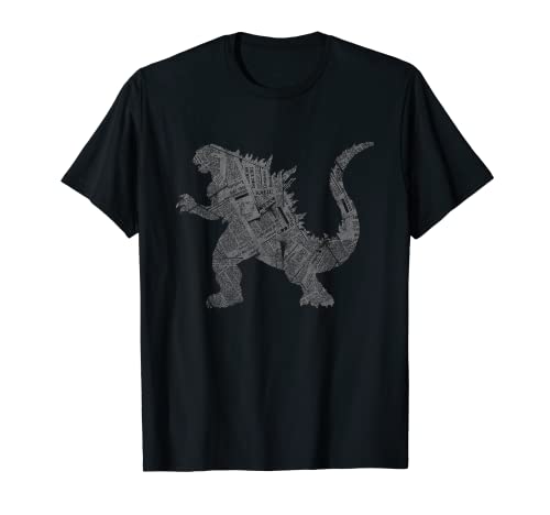 Kaiju News Shirt Newspaper Kaijin Design Japanese Monster T-Shirt