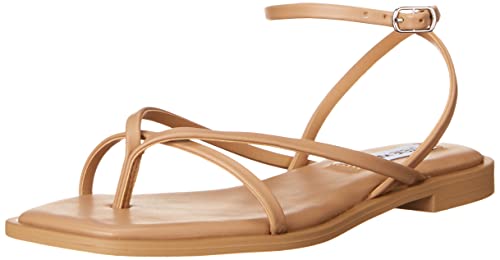 Steve Madden womens Agree Sandal, Tan, 8 US