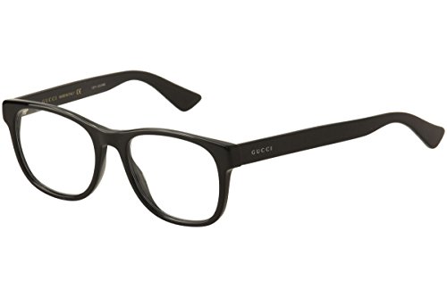 Gucci GG0004ON 001 Black Square Full-Rim Men's Eyeglasses