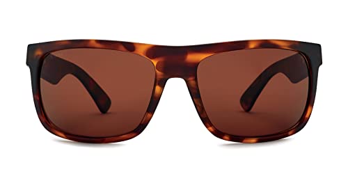 Kaenon Mens Burnet Mid Polarized Sunglasses (Matte Tortoise, Ultra Brown 12%)