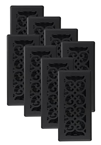 Decor Grates ST410-8 Classic Collection Décor Design Painted, 4x10 Inches, Floor Register