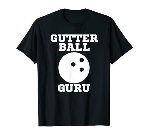 Gutter Ball Guru Funny Bowling Strike Team T Shirt