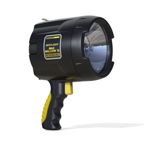 Brinkmann 800-2380-W Max Million III Waterproof ABS Plastic Construction Rechargeable Spotlight