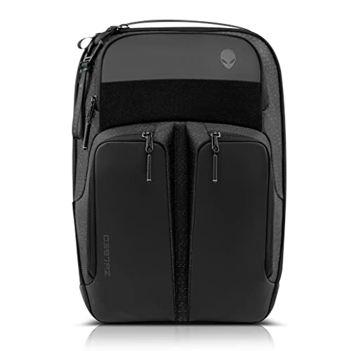 Alienware Horizon Utility Backpack, AW523P, Weather Resistant, Padded Back and Shoulder Straps, EVA Padding, RFIDsafe, Black