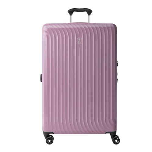 Travelpro Maxlite Air Hardside Expandable Carry on Luggage, 8 Spinner Wheels, Lightweight Hard Shell Polycarbonate Suitcase, Orchid Pink Purple, Checked Large 28-Inch