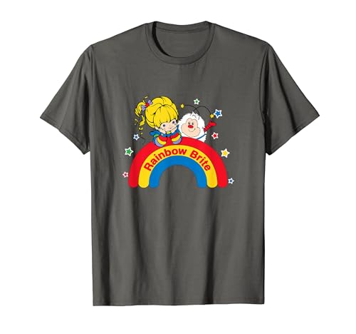 Rainbow Brite & Sprite Vintage Rainbow And Stars Portrait T-Shirt