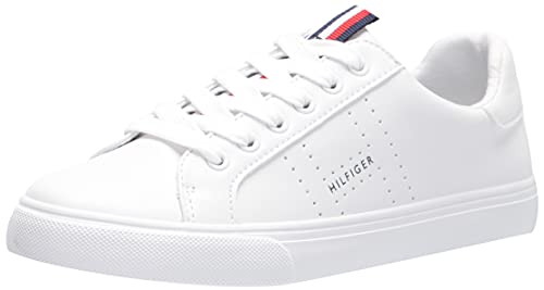 Tommy Hilfiger womens Lamiss Sneaker, White Ii, 8.5 US