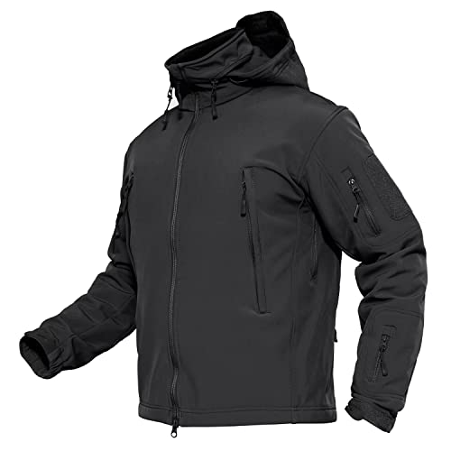 Snowboard Jacket Men Rain Jackets Waterproof Jacket Softshell Jacket Ski Jacket Winter Jacket for Men Winter Coats for Men Black