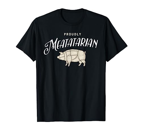 Proudly Meatatarian T-shirt for Men, Women, Kids