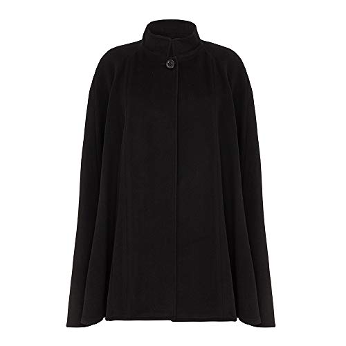 Lona Scott Wool & Cashmere Cape, Black