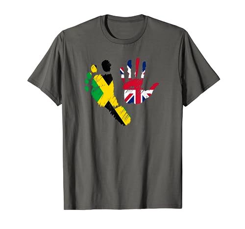 British Born Jamaican Roots UK Jamaica Pride DNA Heritage T-Shirt