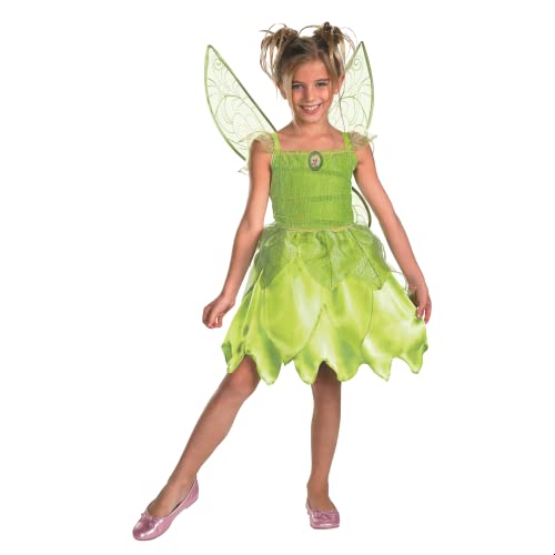 Disguise Disney Tinker Bell and The Fairy Rescue Classic Girls' Costume One Color, Medium/7-8
