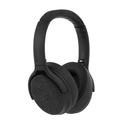 Made for Amazon, Active Noise Cancelling Bluetooth Headphones with Built-in Microphone | Black